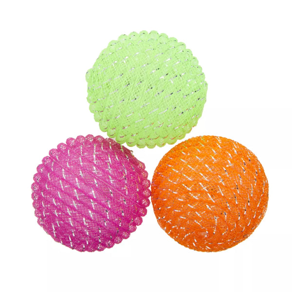 Whisker City® Light-Up Ball Cat Toy - 3 Pack