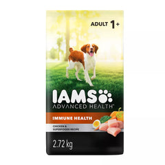IAMS Advanced Immune Health Adult Dry Dog Food - Energy & Vitality Support, Chicken & Superfoods
