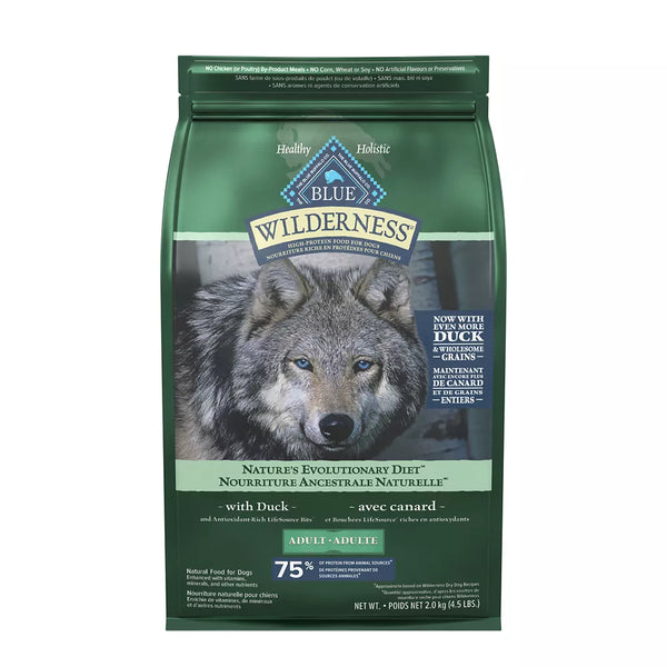 Blue Buffalo® Wilderness™ Adult Dry Dog Food - Natural, High Protein, Wholesome Grains, Duck