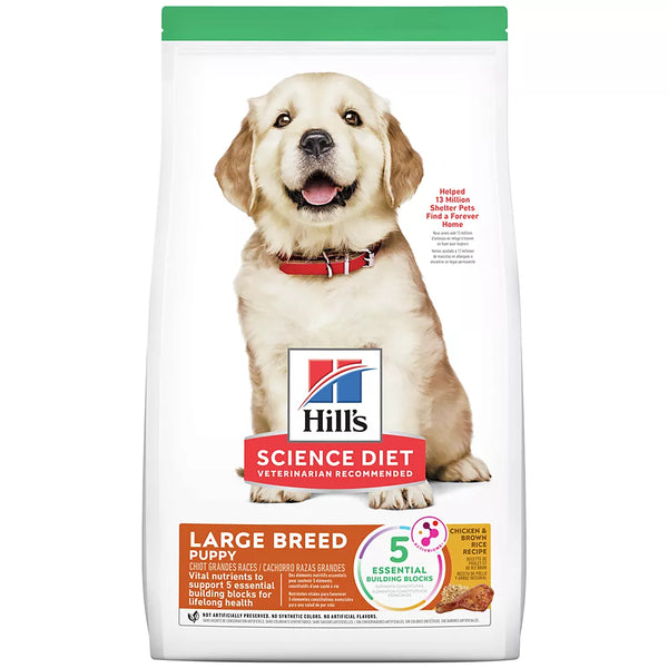 Hill's Science Diet Large Breed Puppy Dry Dog Food - Chicken & Brown Rice