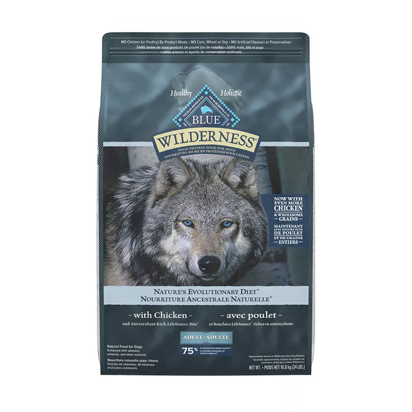 Blue Buffalo® Wilderness™ Adult Dry Dog Food - Natural, High Protein, Wholesome Grains, Chicke