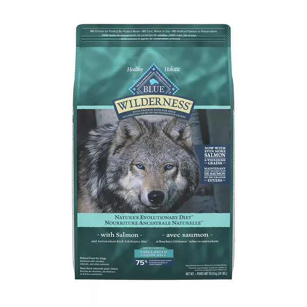 Blue Buffalo® Wilderness™ Large Breed Adult Dry Dog Food - Natural, High Protein, Salmon