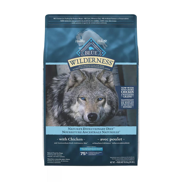 Blue Buffalo® Wilderness™ Large Breed Adult Dry Dog Food - Natural, High Protein, Chicken