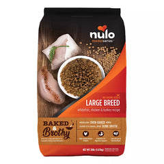 Nulo MedalSeries Baked & Brothy Large Breed Adult Dry Dog Food - Whitefish, Chicken & Turkey
