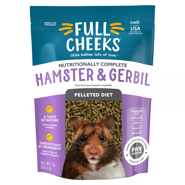 Full Cheeks™ Hamster & Gerbil Pelleted Food