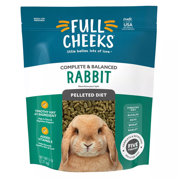 Full Cheeks™ Rabbit Pelleted Food