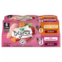 Beyond Adult Wet Dog Food In Gravy Variety Pack, 354 g x 6