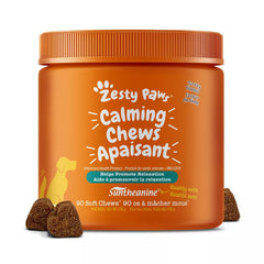 Zesty Paws Calming Chews, Dog Supplements -  Turkey Flavour, 90 count