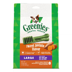 Greenies Large Natural Adult Dog Dental Treats - Sweet Potato