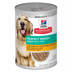 Hill's® Science Diet® Adult Perfect Weight Wet Dog Food - Chicken & Vegetable