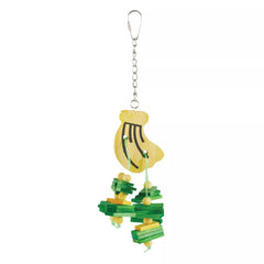 All Living Things® Banana Wood Chime Bird Toy