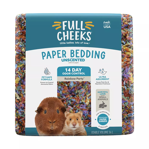 Full Cheeks™ Odor Control Small Pet Paper Bedding - Rainbow Party