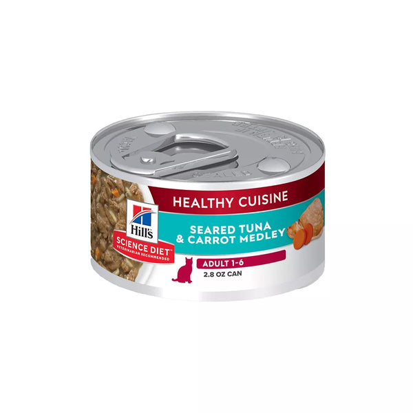 Hill's Science Diet Adult Healthy Cuisine Cat Food - Tuna & Carrot Medley