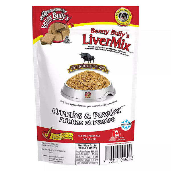 Benny Bully's Dog Food Topper - Beef Liver