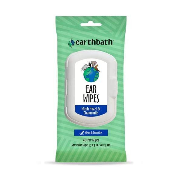 Earthbath Ear Wipes - Witch Hazel & Camomile