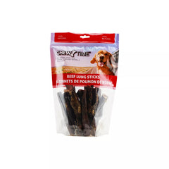 Chew Time Stick Dog Treat - Beef Lung, Natural