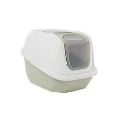 ExquisiCat Smart Cat Hooded Litter Box with Door