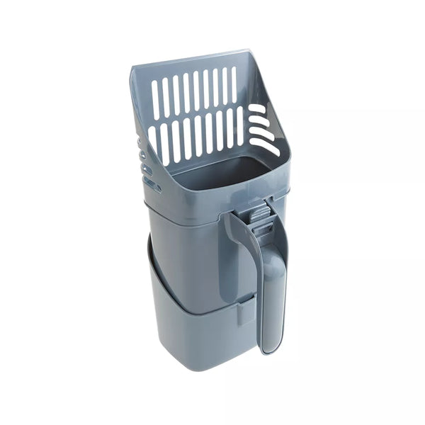 Exquisicat 4-in-1 Litter Scoop Waste Bin Caddy