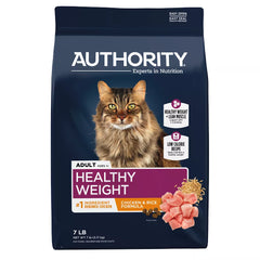 Authority Healthy Weight Adult Cat Food - Chicken & Rice
