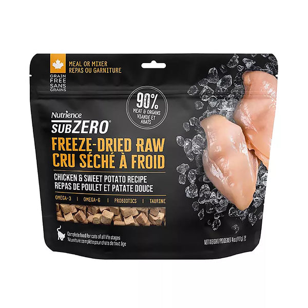 Nutrience SubZero Freeze Dried Raw Cat Food - Chicken & Sweet Potato