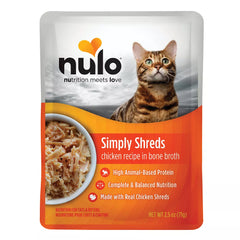 Nulo Simply Shreds Cat Food Topper - High Protein, 2.5 Oz