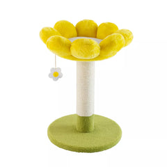 Whisker City® Yellow Flower Scratching Post