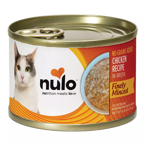 Nulo Cat & Kitten Wet Food - Finely Minced, Grain Free, 6 Oz
