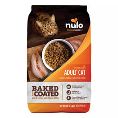 Nulo Baked and Coated Adult Cat Food - Grain Free, Chicken, Turkey & Whitefish