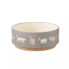 Whisker City® Cat Walk Ceramic Cat Bowl