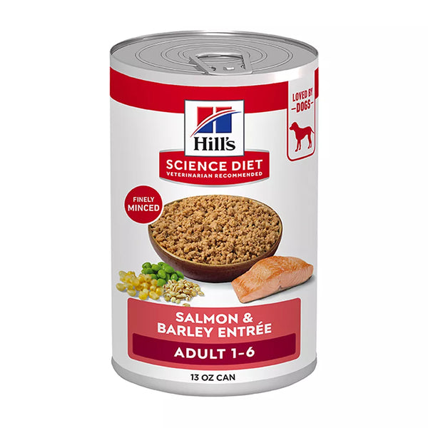 Hill's Science Diet Adult Dog Wet Food - Salmon & Barley Entree, 13 oz