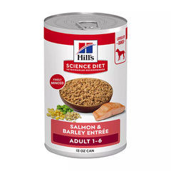 Hill's Science Diet Adult Dog Wet Food - Salmon & Barley Entree, 13 oz