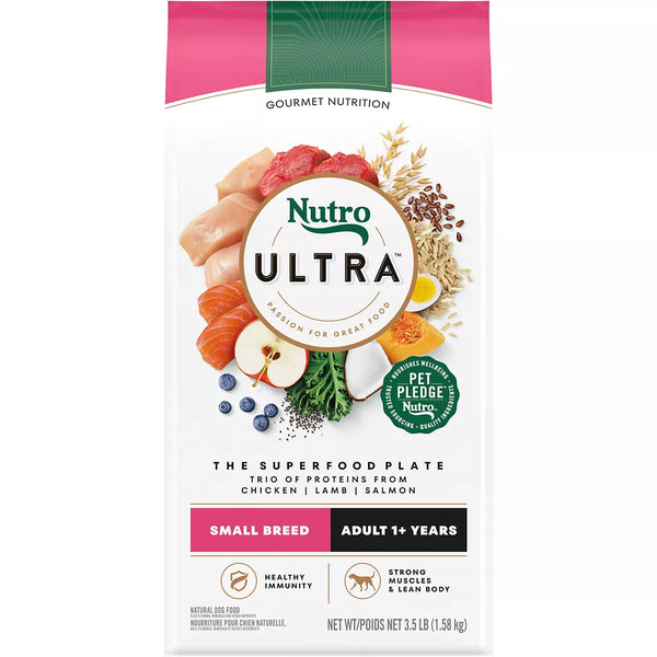 NUTRO ULTRA™ Small Breed Adult Dry Dog Food - Chicken, Lamb, Salmon