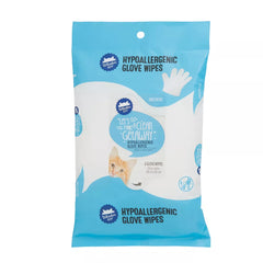 Whisker City® Unscented Hypoallergenic Grooming Glove Wipes