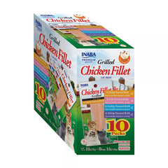 Inaba Cat Treat Grilled Chicken Fillet in Chicken Flavored Broth, Grain Free