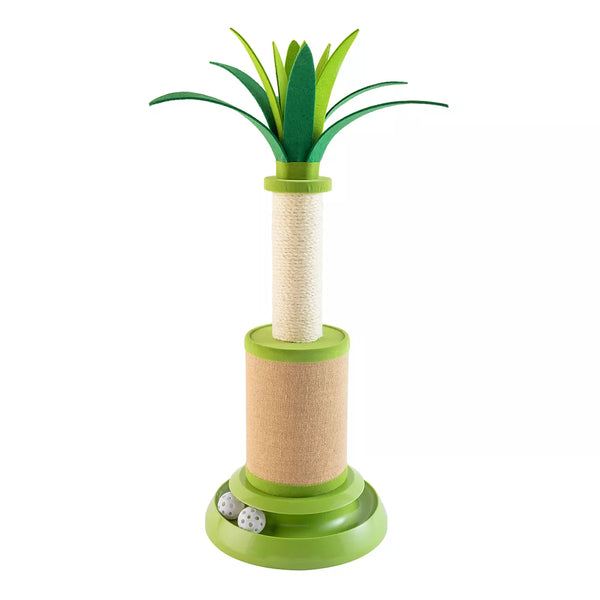 Whisker City® Green Planter Scratching Post