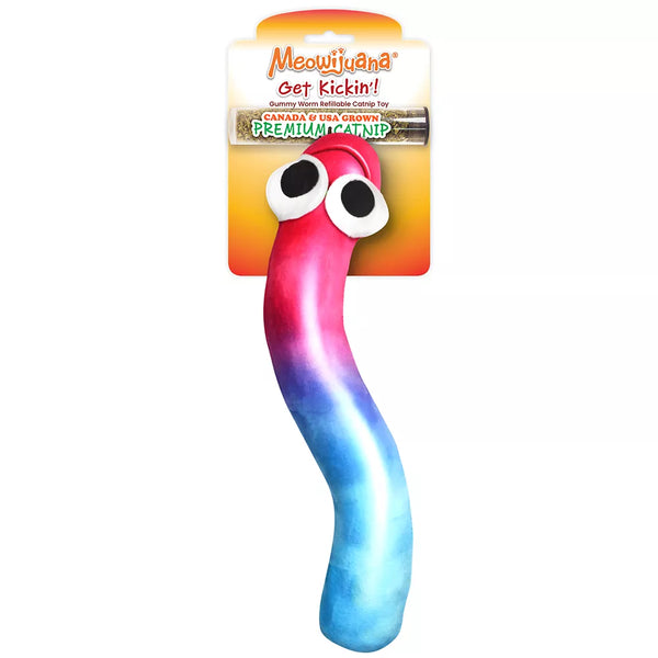 Meowijuana® Plush Gummy Worm Cat Toy