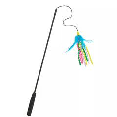 Whisker City® Multi Ribbon Boa Teaser Toy Wand