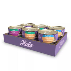 Halo Holistic Adult Cat Food Variety Pack - Grain Free, Poultry