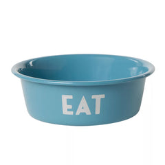 Whisker City Blue Eat Bowl