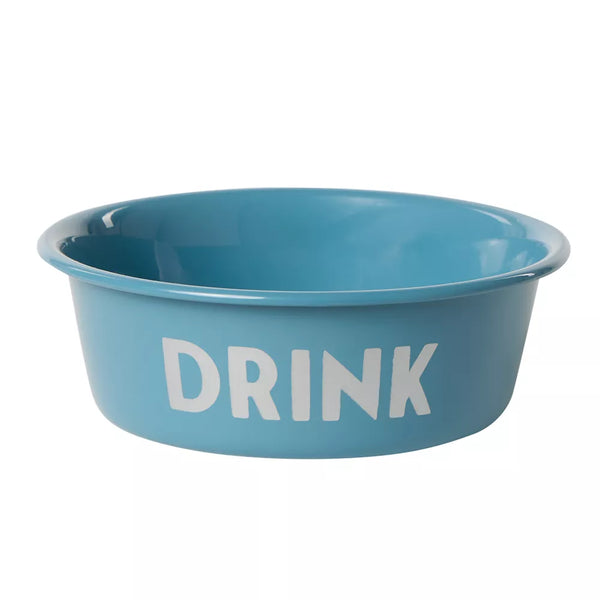 Whisker City Blue Drink Bowl
