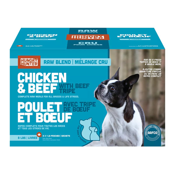 Hungry Hunter Frozen Raw Dog  Food - Chicken & Beef