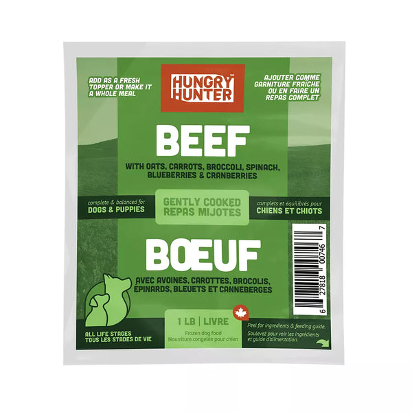 Hungry Hunter Gently Cooked Frozen Dog Food - Beef