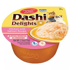 Inaba Dashi Delights Adult Cat Treat - Chicken & Salmon