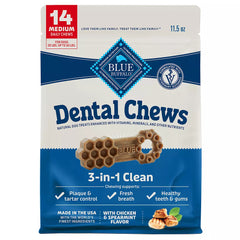 Blue Buffalo Medium Dental Chews - Chicken & Spearmint
