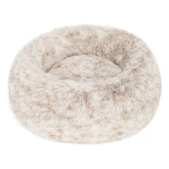 FurHaven Tan Calming Cuddler Donut Pet Bed Tan 23"