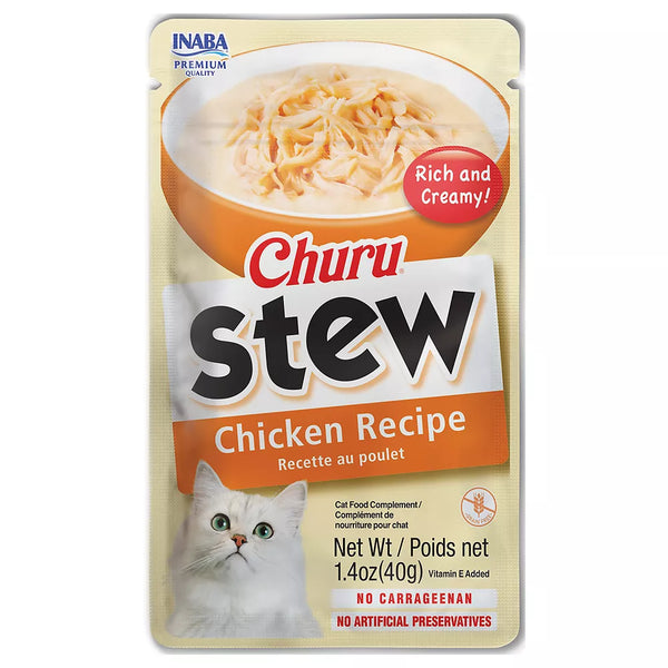 Inaba Churu Stew Adult Lickable Cat Treat - Chicken
