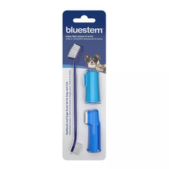 bluestem® Oral Care Toothbrush and Finger Brushes Set for Dogs and Cats