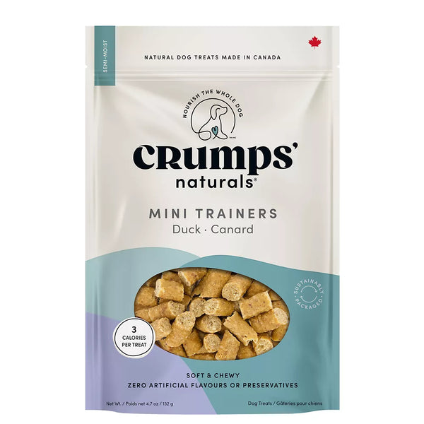 Crumps' Naturals Mini Trainers Dog Treats - Duck