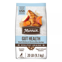 Merrick Healthy Grains Gut Health Recipe Adult Dog Dry Food - Chicken & Rice
