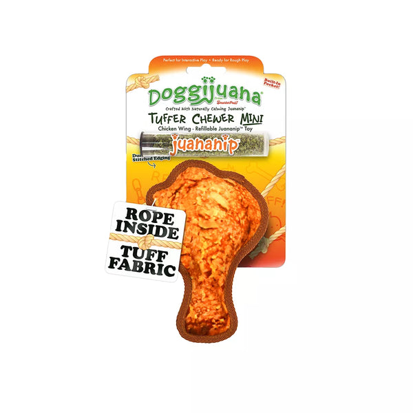 Doggijuana® Tuffer Chewer Mini Refillable Chicken Wing